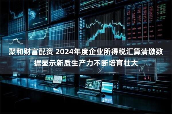 聚和财富配资 2024年度企业所得税汇算清缴数据显示新质生产力不断培育壮大